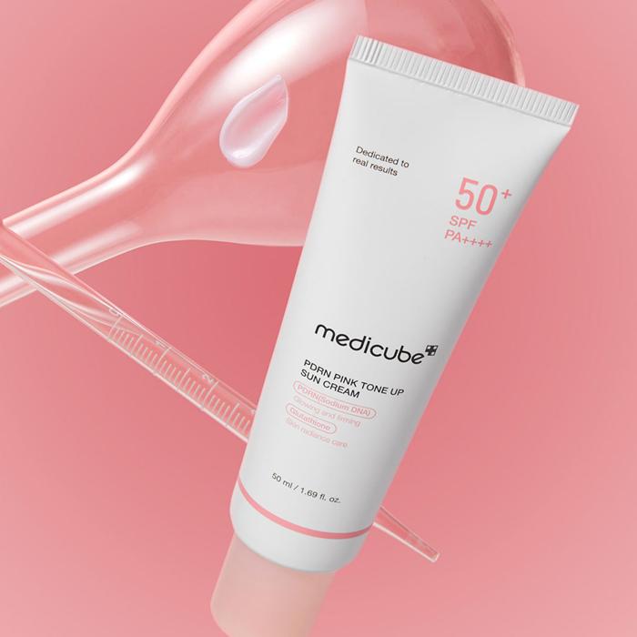 Medicube PDRN Pink Tone Up Sun Cream - GlossyGlams