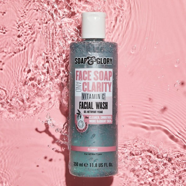 Soap and Glory Vitamin C Face Soap & Clarity Facial Wash (350ml)