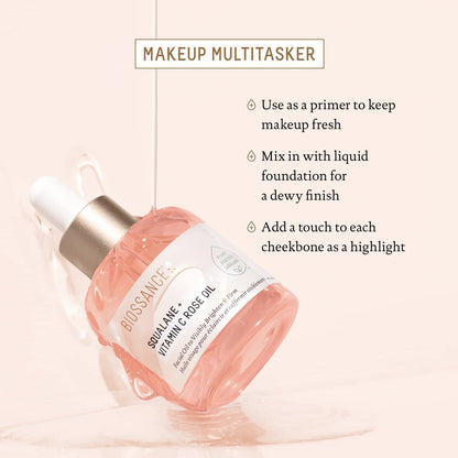Biossance Squalane + Vitamin C Rose Oil 30ml