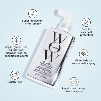 Color Wow Dream Coat Supernatural Spray Anti Frizz Treatment 
