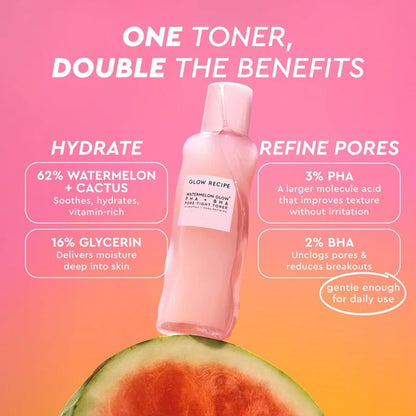 GLOW RECIPE Watermelon Glow PHA + BHA Pore-Tight Toner