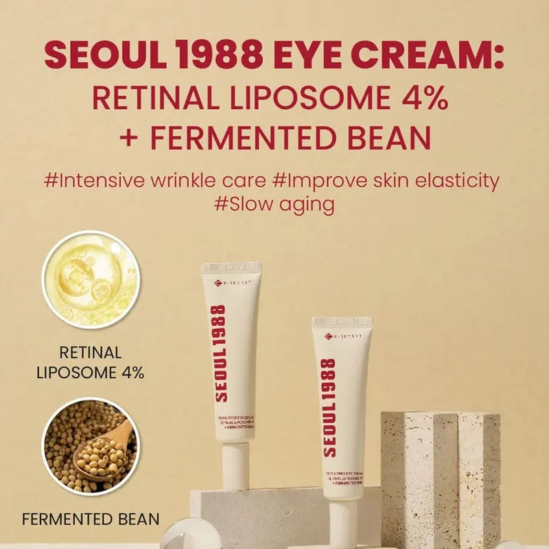 K-SECRET - SEOUL 1988 Retinal Liposome 4% + Fermented Bean Eye Cream