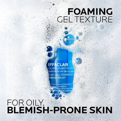 La Roche-Posay Effaclar Purifying Foaming Gel Cleanser For Oily Sensitive Skin 400ml