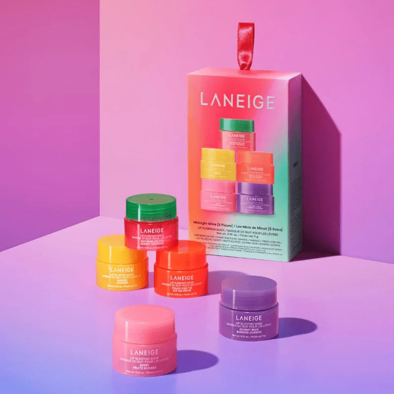 Laneige Midnight Minis Lip Sleeping Mask Set (5 Pieces)