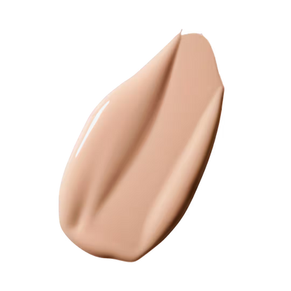 Beige cosmetic swatch on a white background