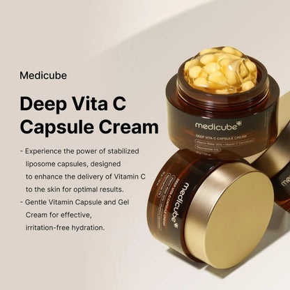 Medicube Deep Vita C Capsule Cream - GlossyGlams