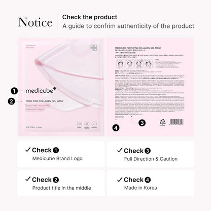 Medicube PDRN Pink Collagen Gel Mask - GlossyGlams