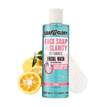Soap and Glory Vitamin C Face Soap & Clarity Facial Wash (350ml)