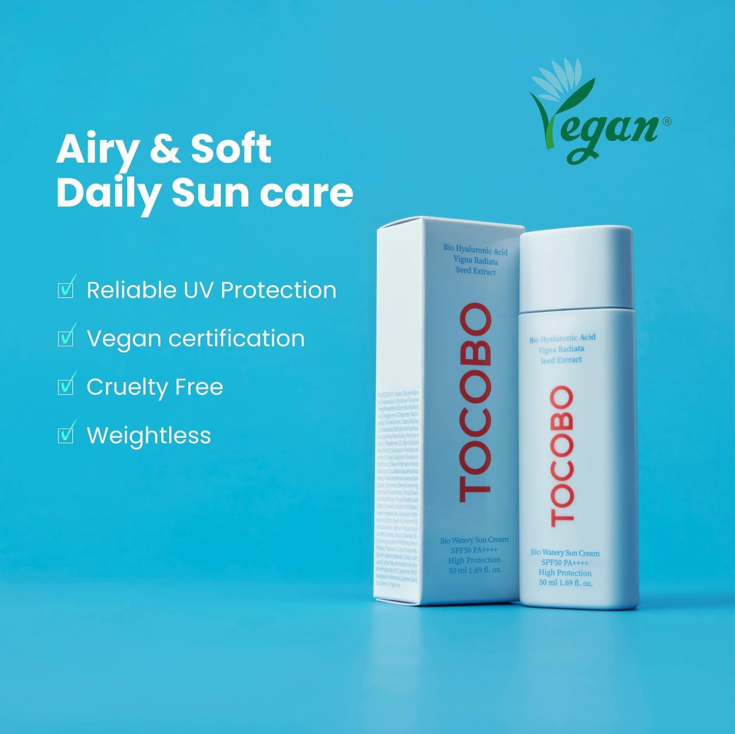 TOCOBO Bio Watery Sun Cream SPF50 PA++++ High Protection